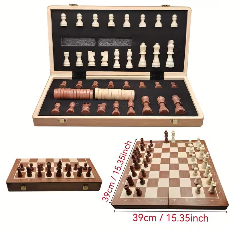 Chess and checkers in one box