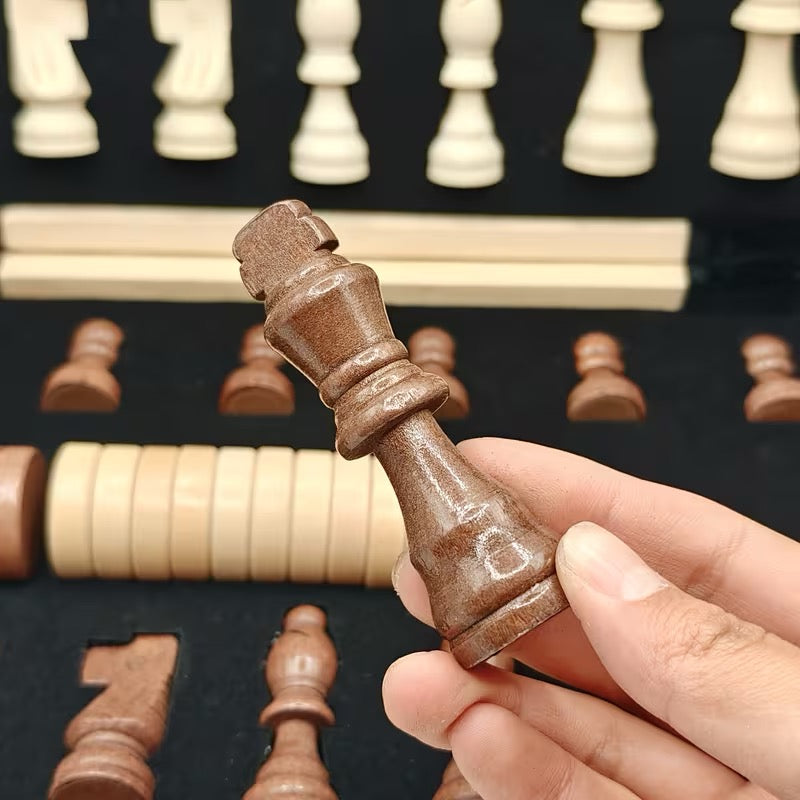 Chess and checkers in one box
