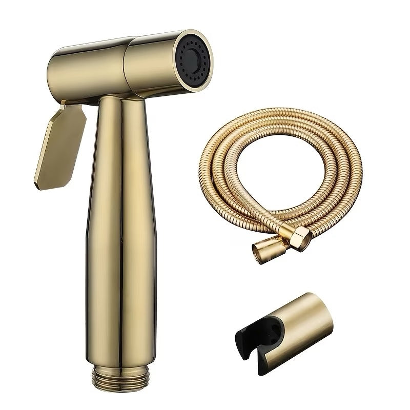 🚿 DOUCHETTE WC HYGIÈNE PREMIUM OR SATINÉ – ACIER INOXYDABLE SUS304