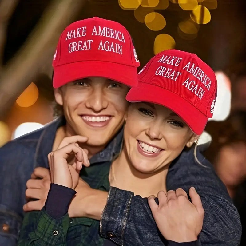 Casquette TRUMP – Rouge brodée 🇺🇸