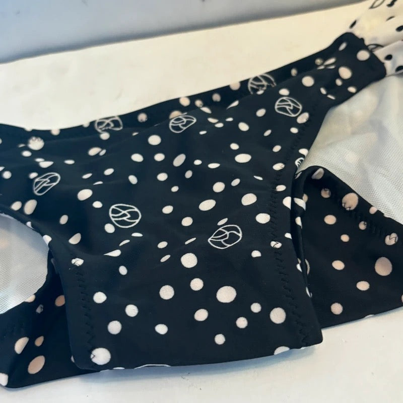 Maillot de bain 2 pièces Noir Blanc – Taille L