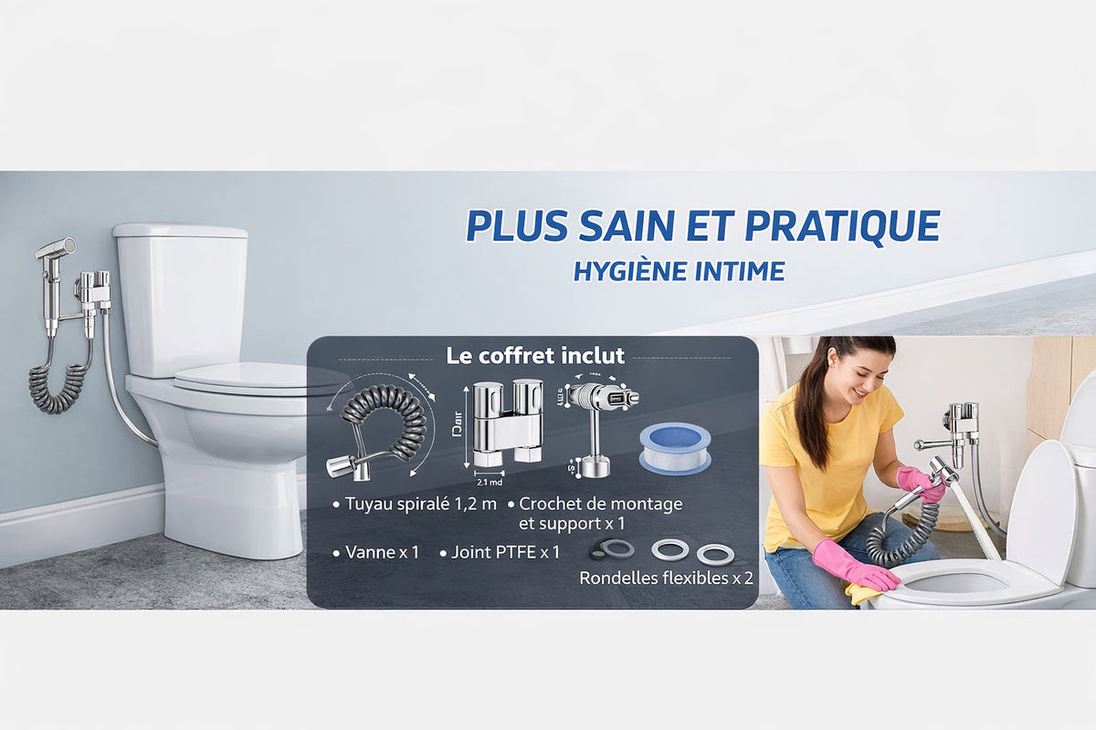 Douchette argent complète