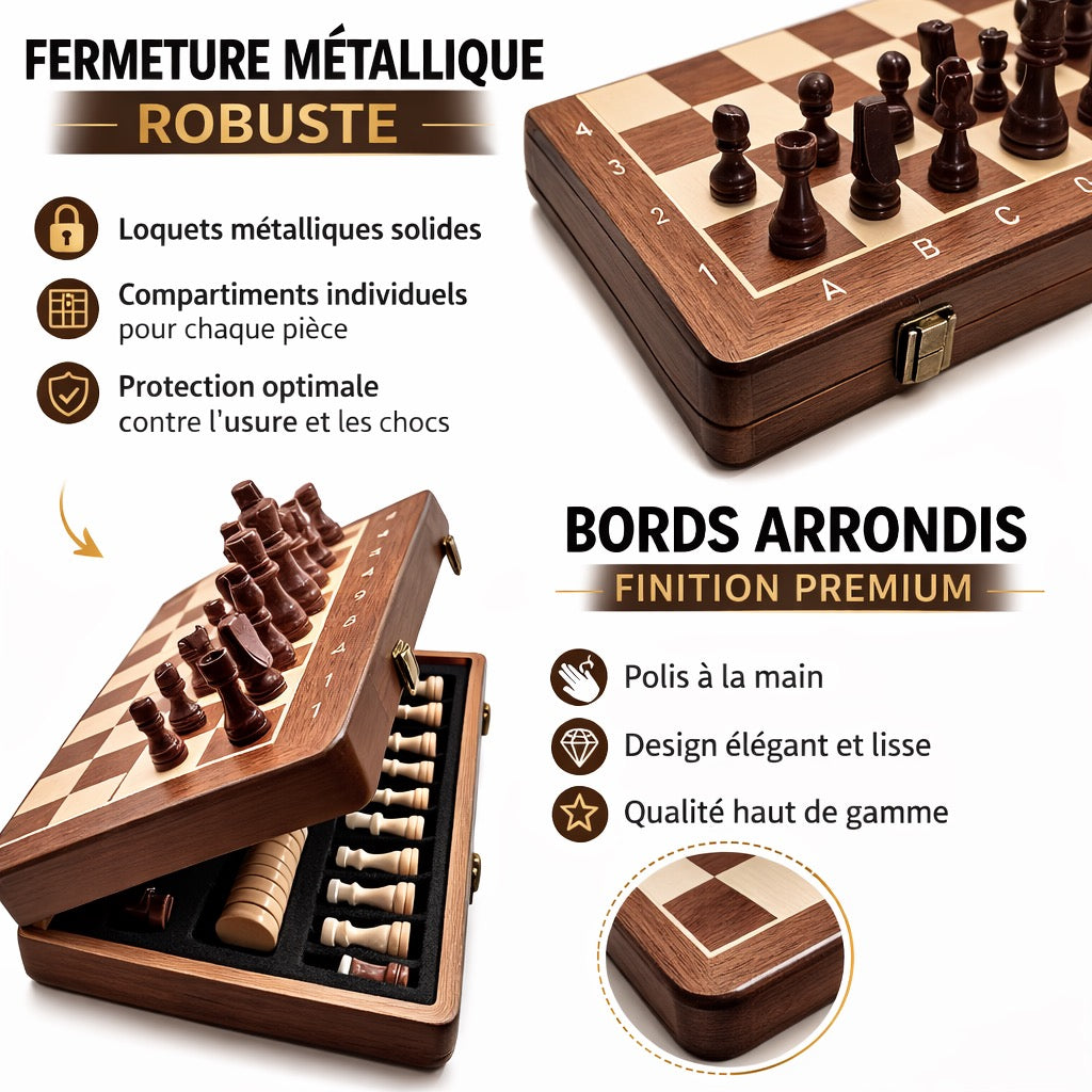 Chess and checkers in one box