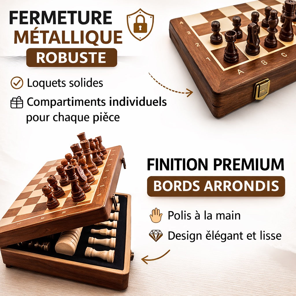 Chess and checkers in one box