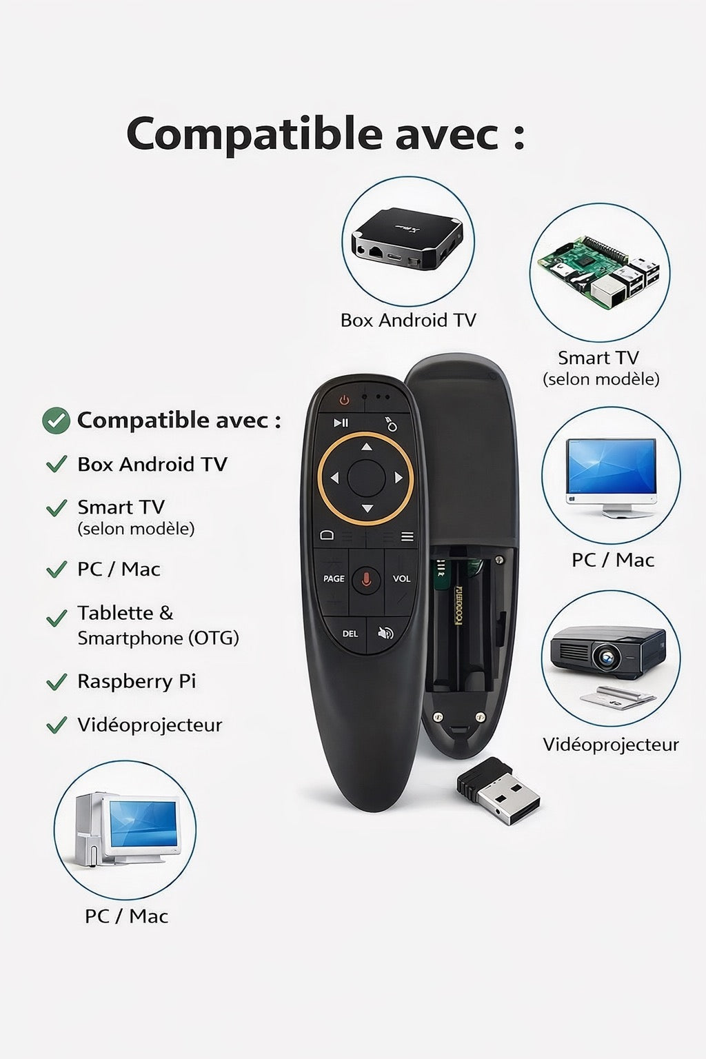TÉLÉCOMMANDE INTELLIGENTE G10S