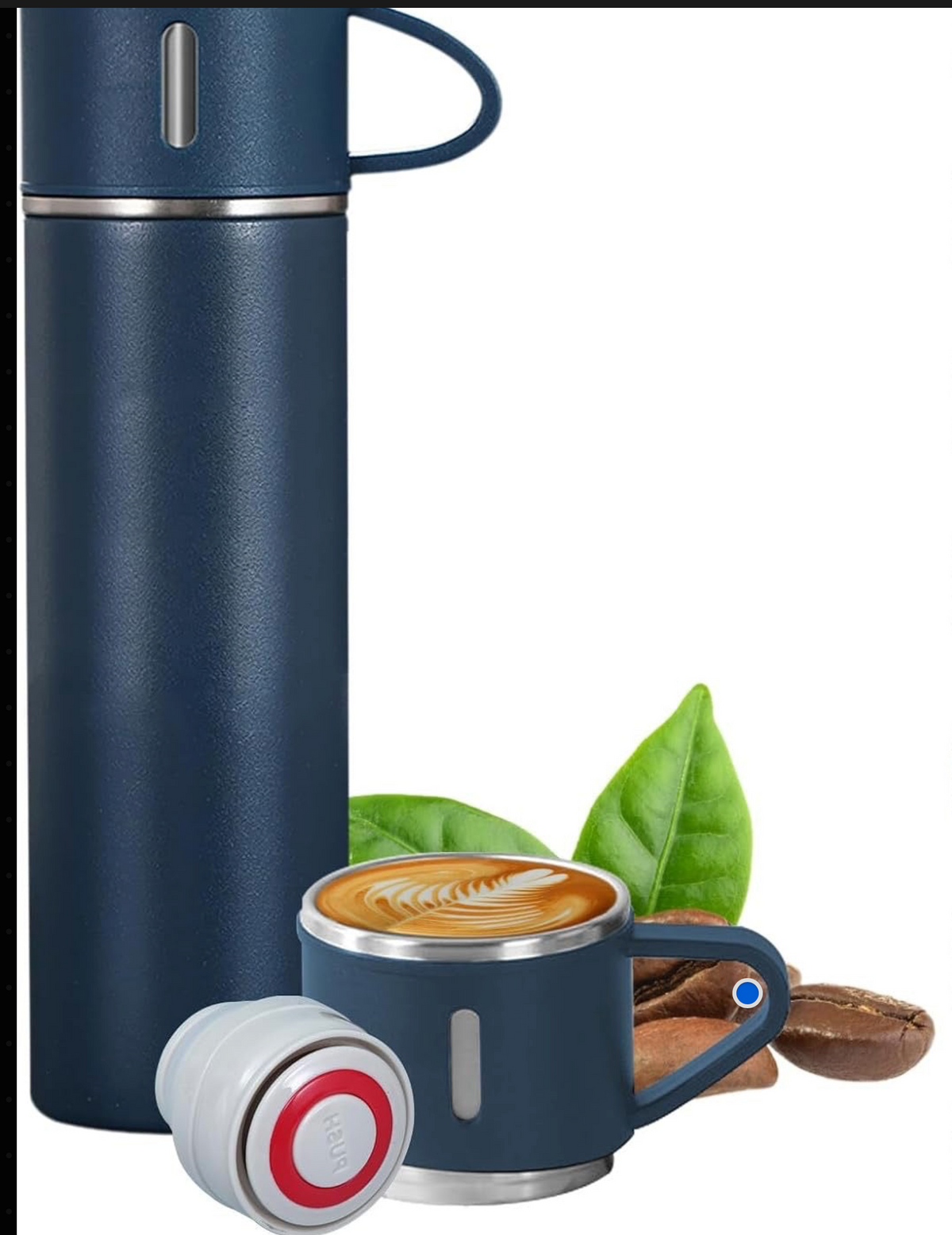 ☕ BOUTEILLE ISOTHERME PREMIUM 500 ML AVEC TASSE INTÉGRÉE