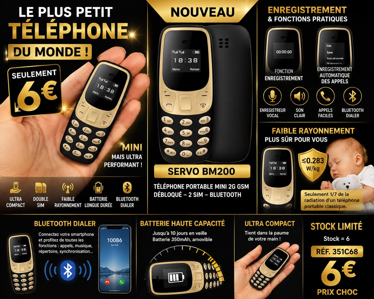 Le plus petit téléphone du monde