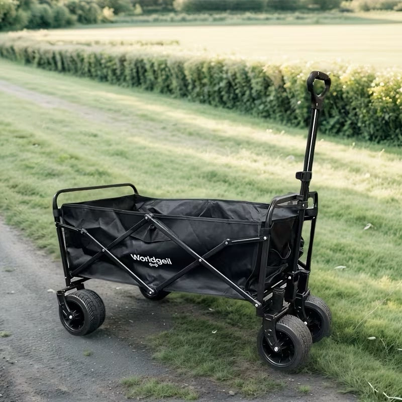 Grand Chariot de Jardin Tout-Terrain Pliable