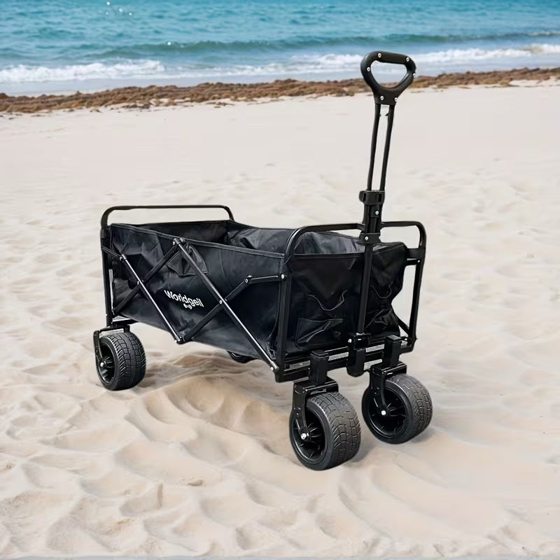 Grand Chariot de Jardin Tout-Terrain Pliable