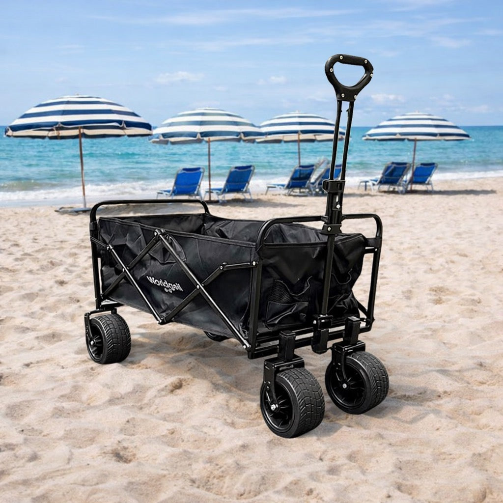 Grand Chariot de Jardin Tout-Terrain Pliable