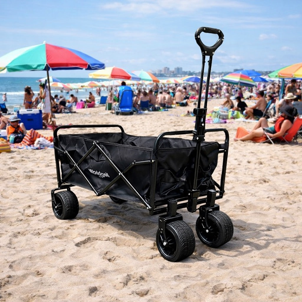 Grand Chariot de Jardin Tout-Terrain Pliable