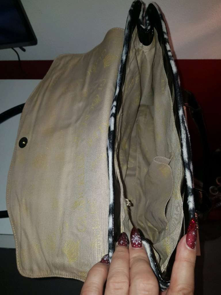 Sac luxe zèbre POMPÖÖS Harald Glööckler