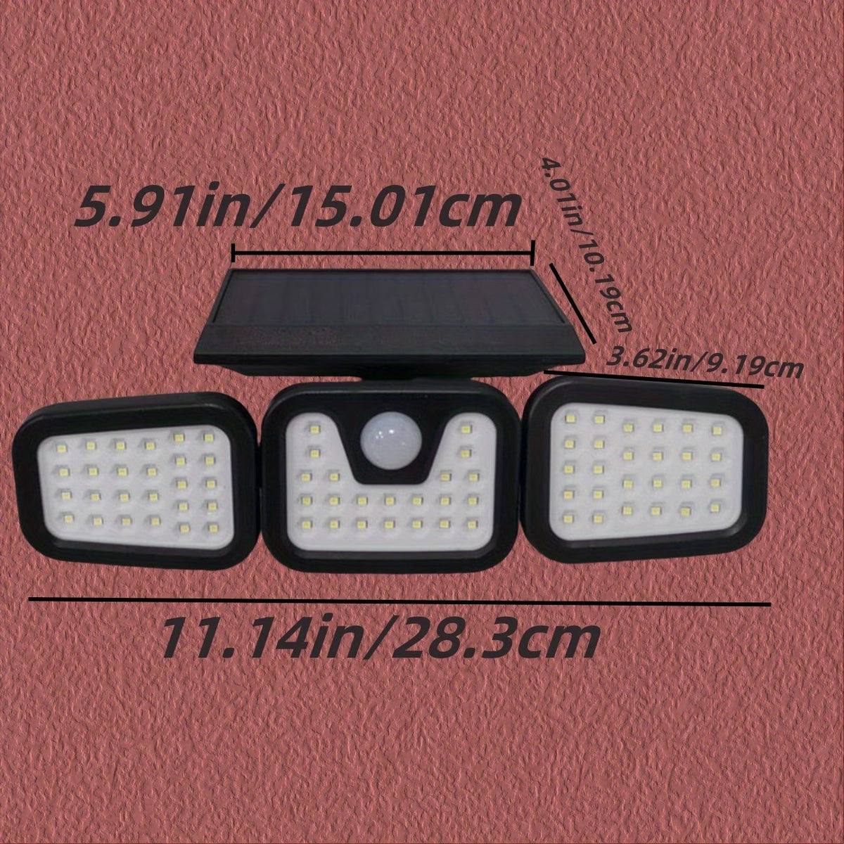 LAMPE SOLAIRE EXTÉRIEUR – DÉTECTEUR DE MOUVEMENT
