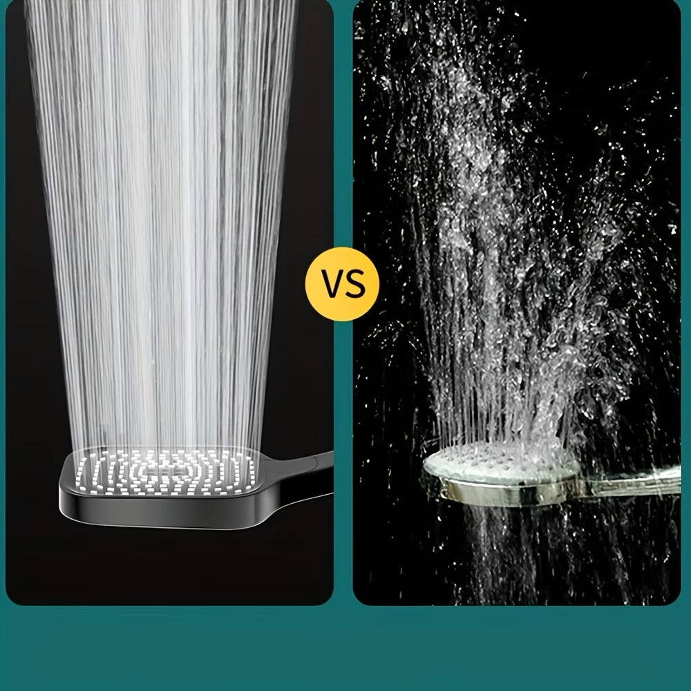 Pomme de Douche Haute Pression 4 Modes – Noir ou Argent