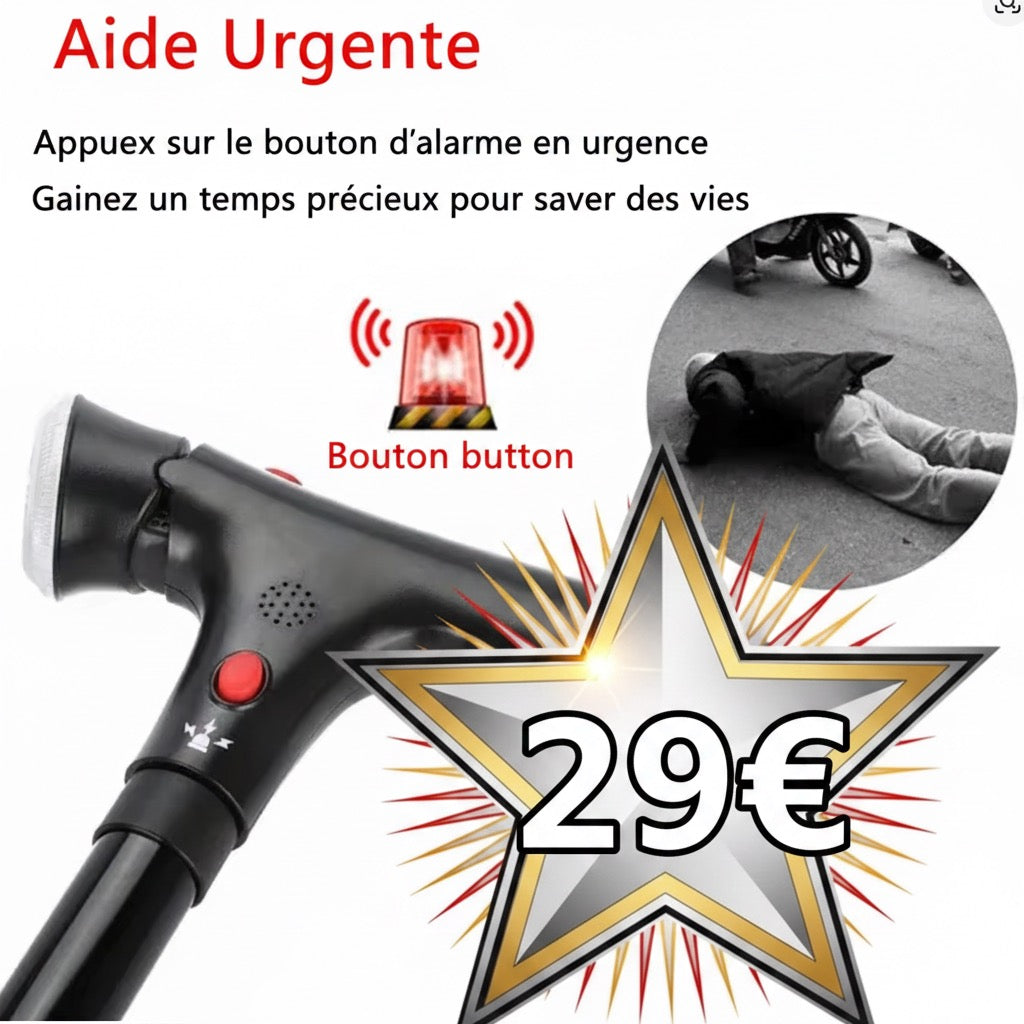 Canne télescopique de sécurité