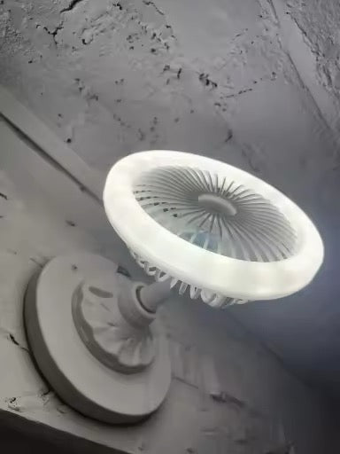 VENTILATEUR DE PLAFOND LED 3 EN 1 AVEC TÉLÉCOMMANDE