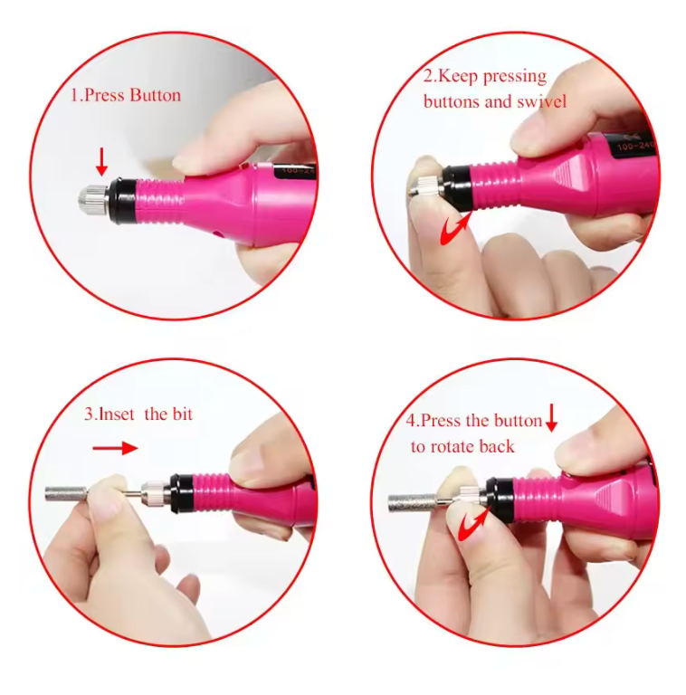 Mini ponceuse à ongles