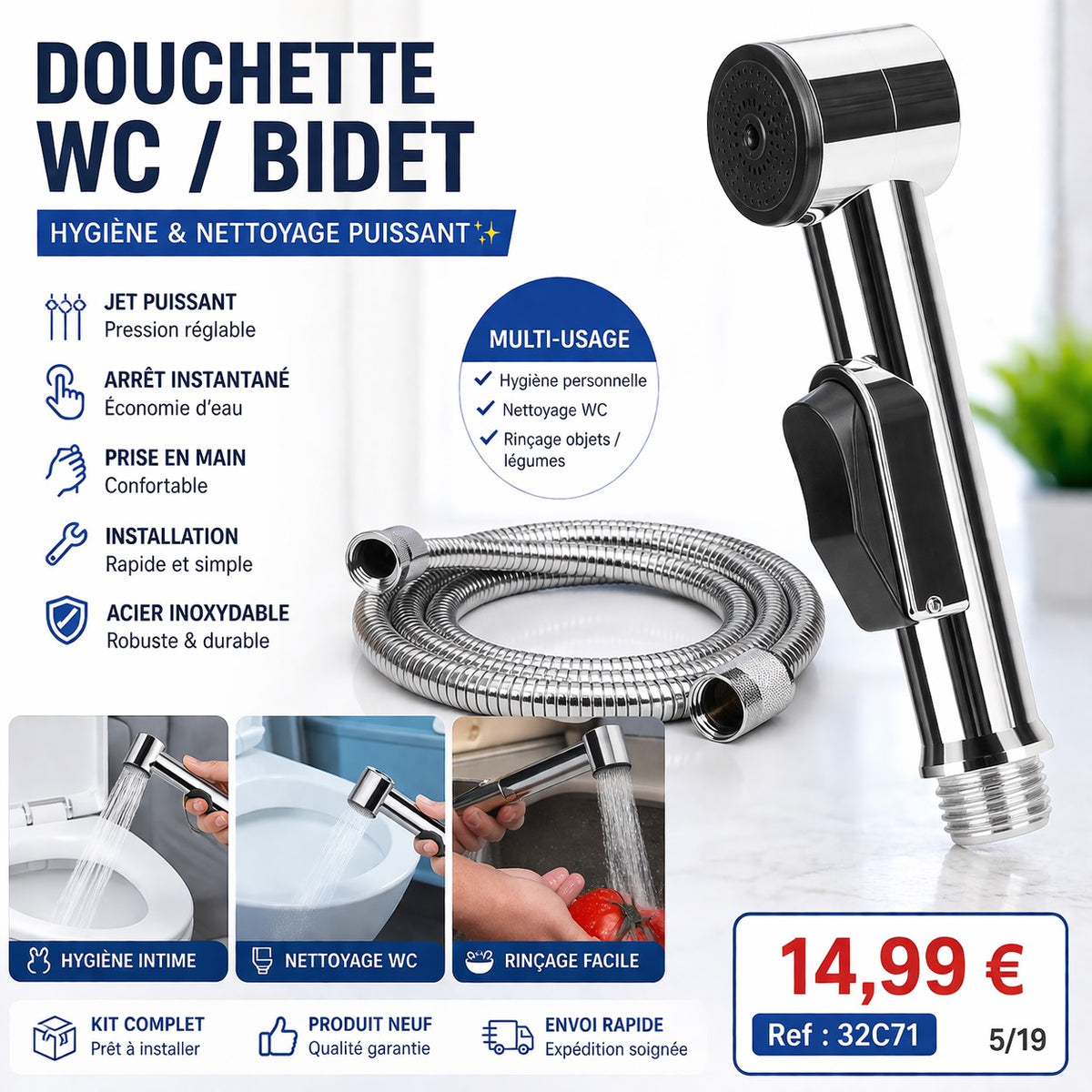 DOUCHETTE WC / BIDET