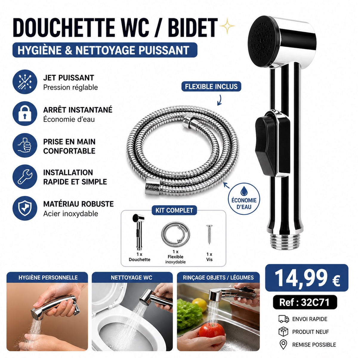 DOUCHETTE WC / BIDET