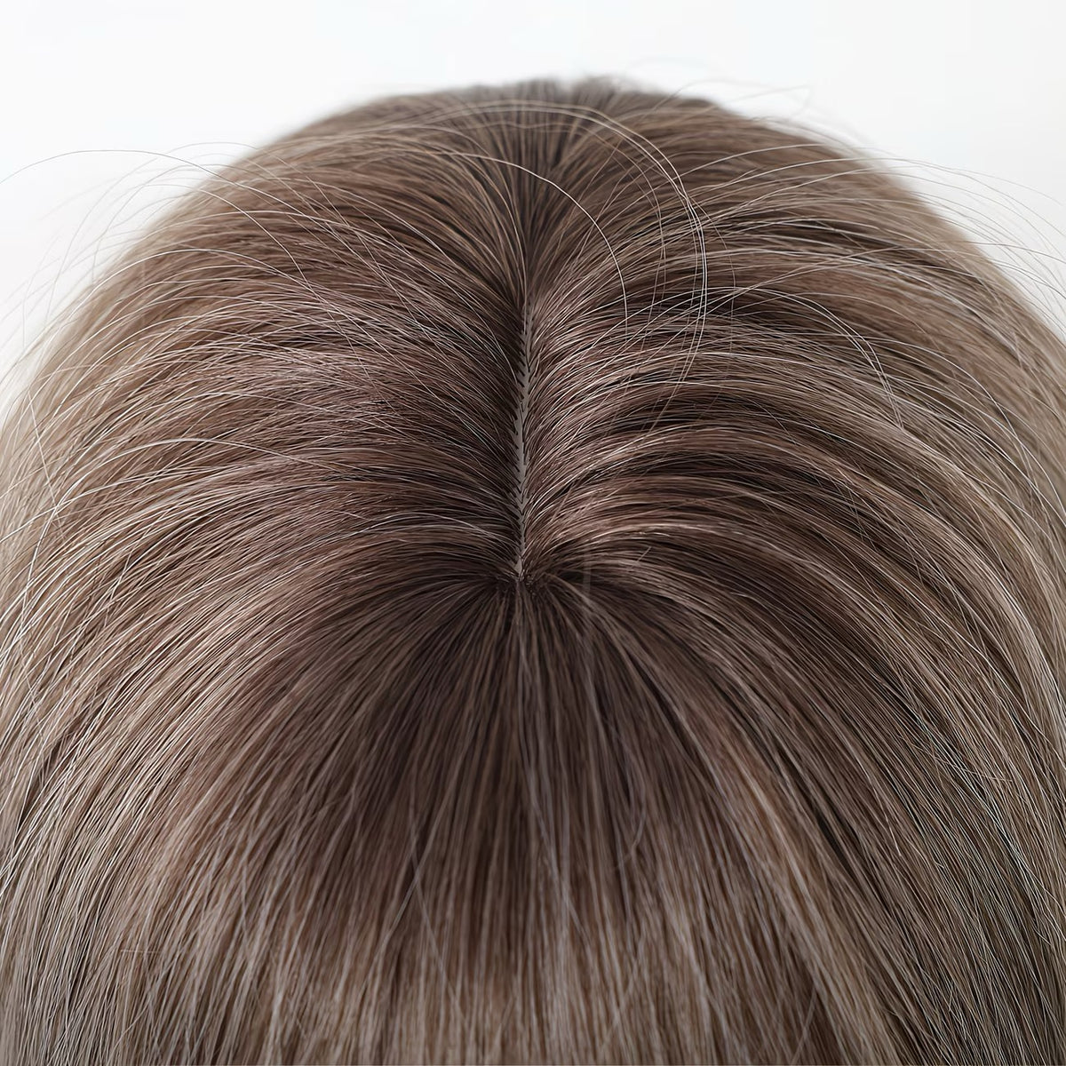 Long two-tone blonde/brown wig