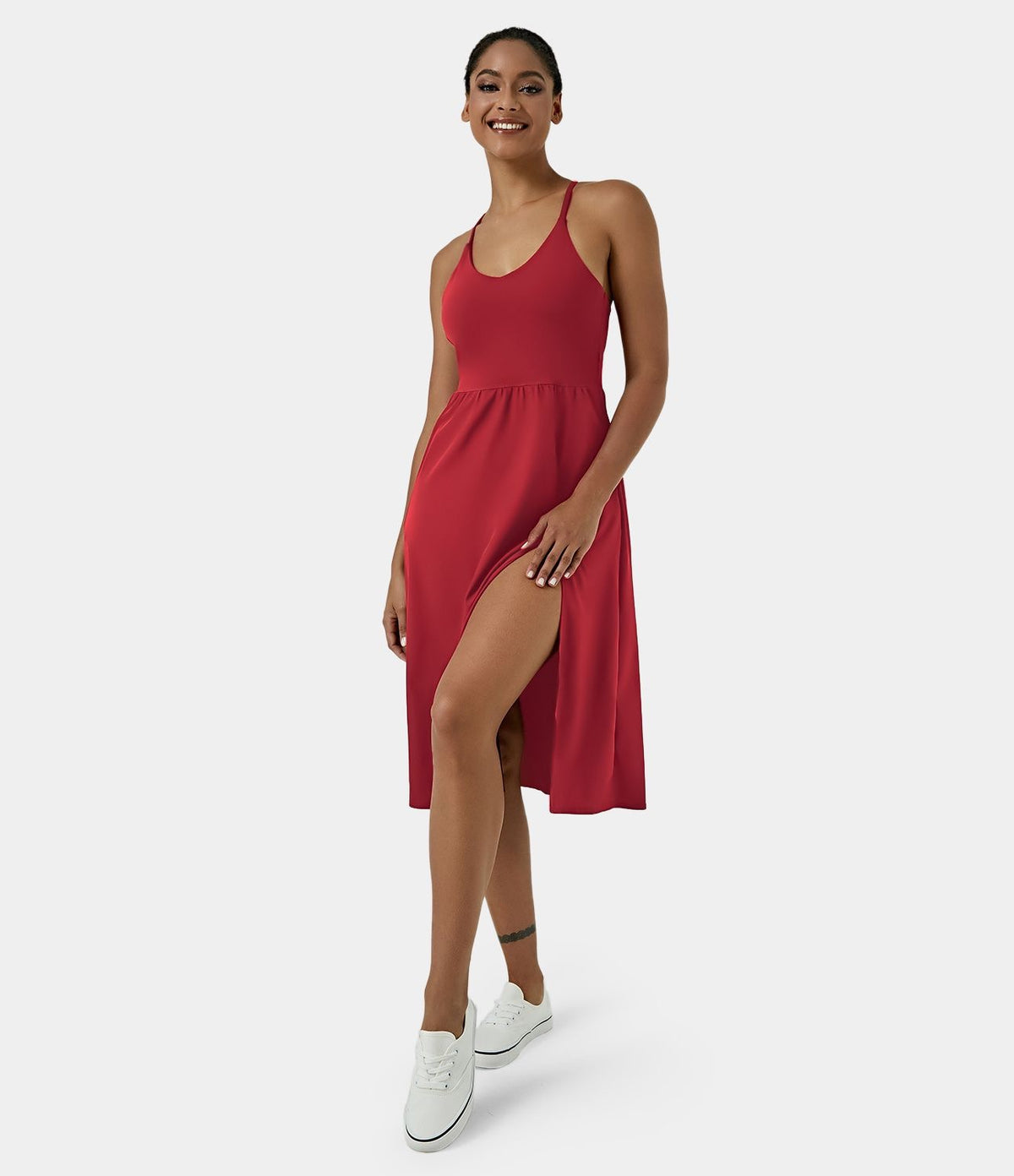 🌹 ROBE ROUGE SOYEUSE HALERA – TAILLE S – NEUVE AVEC ÉTIQUETTE 🌹