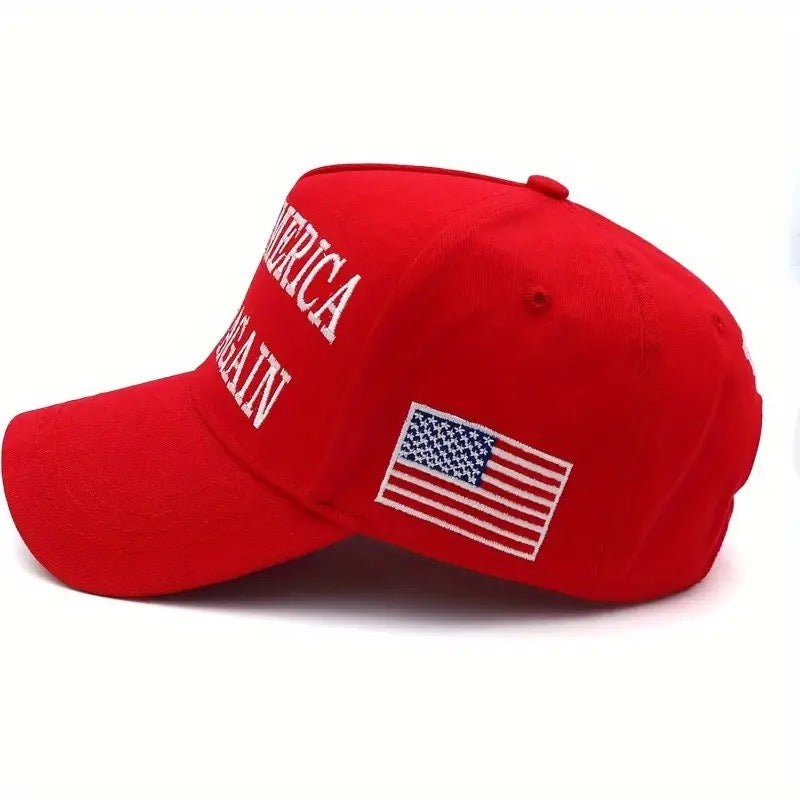 Casquette TRUMP – Rouge brodée 🇺🇸