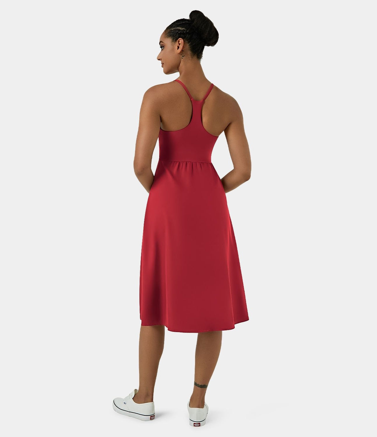 🌹 ROBE ROUGE SOYEUSE HALERA – TAILLE S – NEUVE AVEC ÉTIQUETTE 🌹
