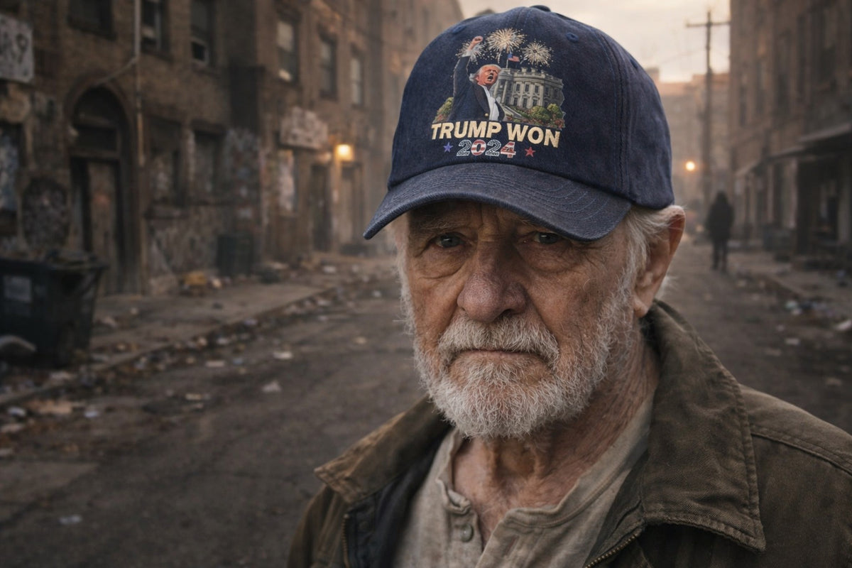 CASQUETTE GRISE « TRUMP WON 2024 » – STYLE VINTAGE AMÉRICAIN
