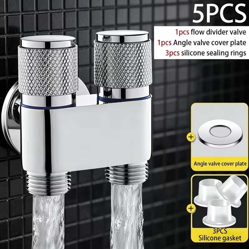 🚿 VANNE DE DÉRIVATION DOUBLE SORTIE EN ACIER INOXYDABLE