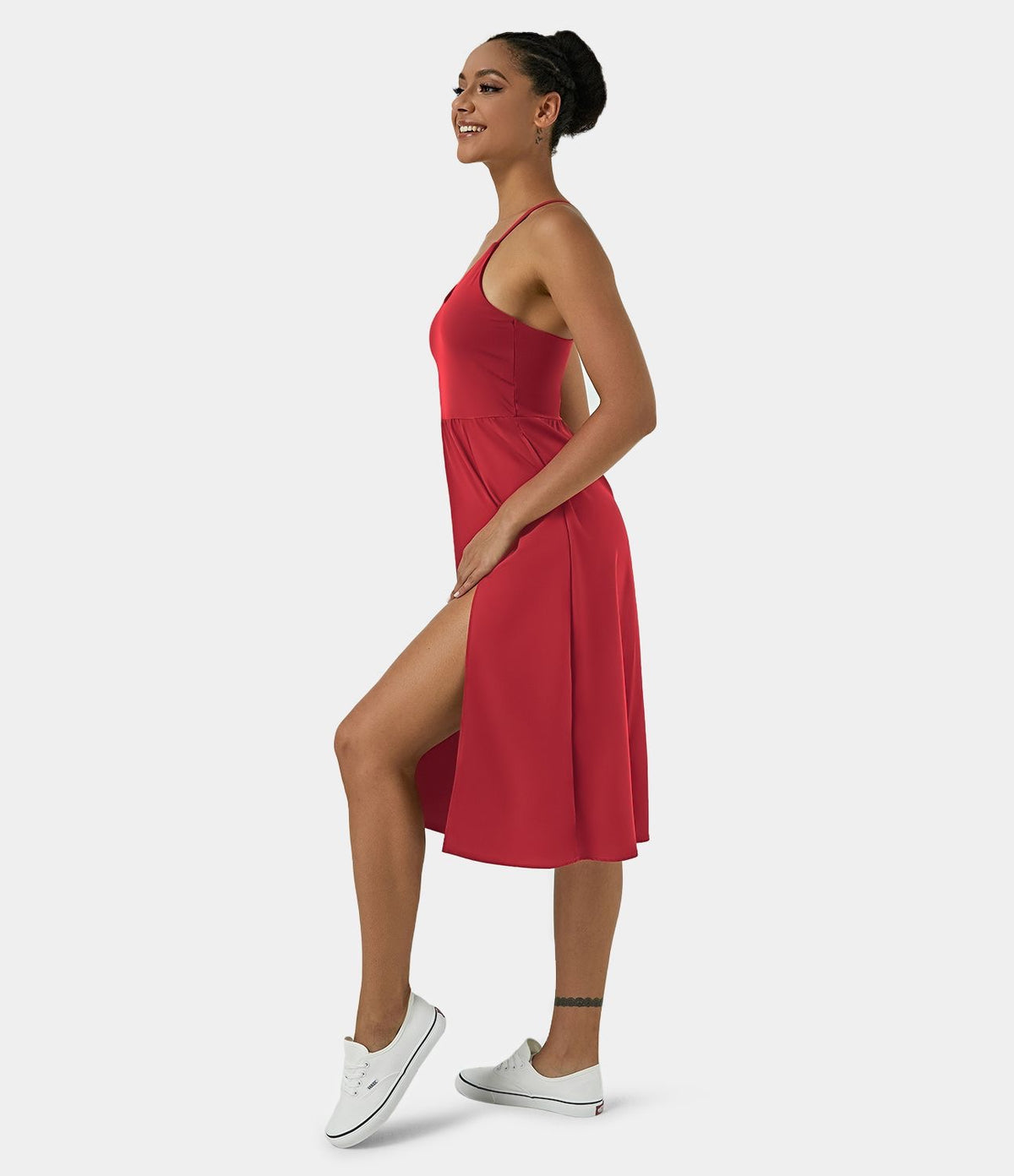 🌹 ROBE ROUGE SOYEUSE HALERA – TAILLE S – NEUVE AVEC ÉTIQUETTE 🌹