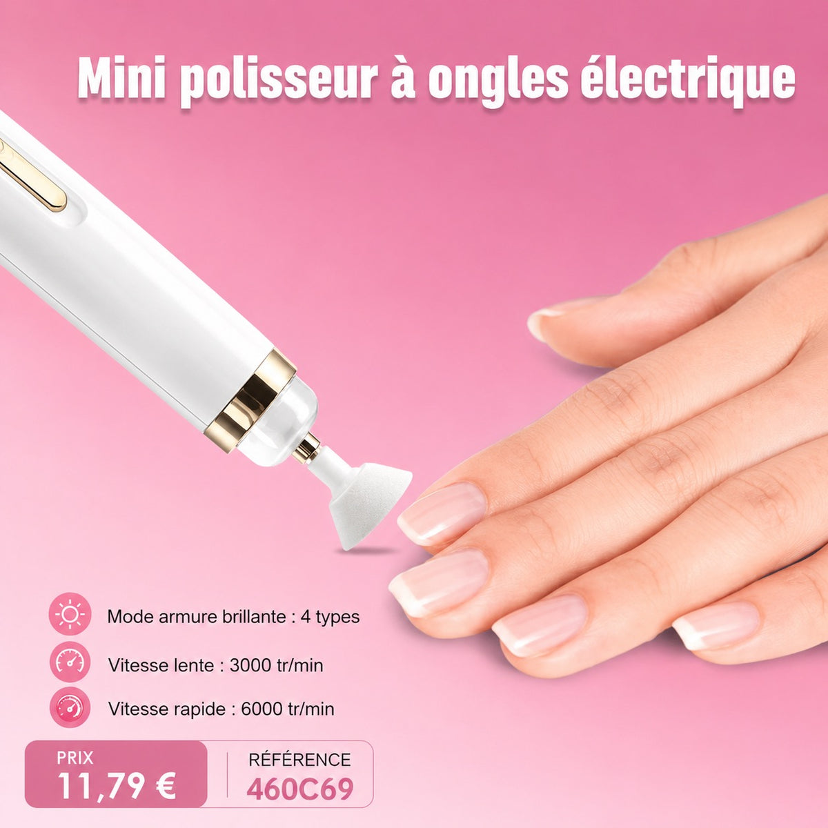 ✨ LIME À ONGLES ÉLECTRIQUE PROFESSIONNELLE USB ✨