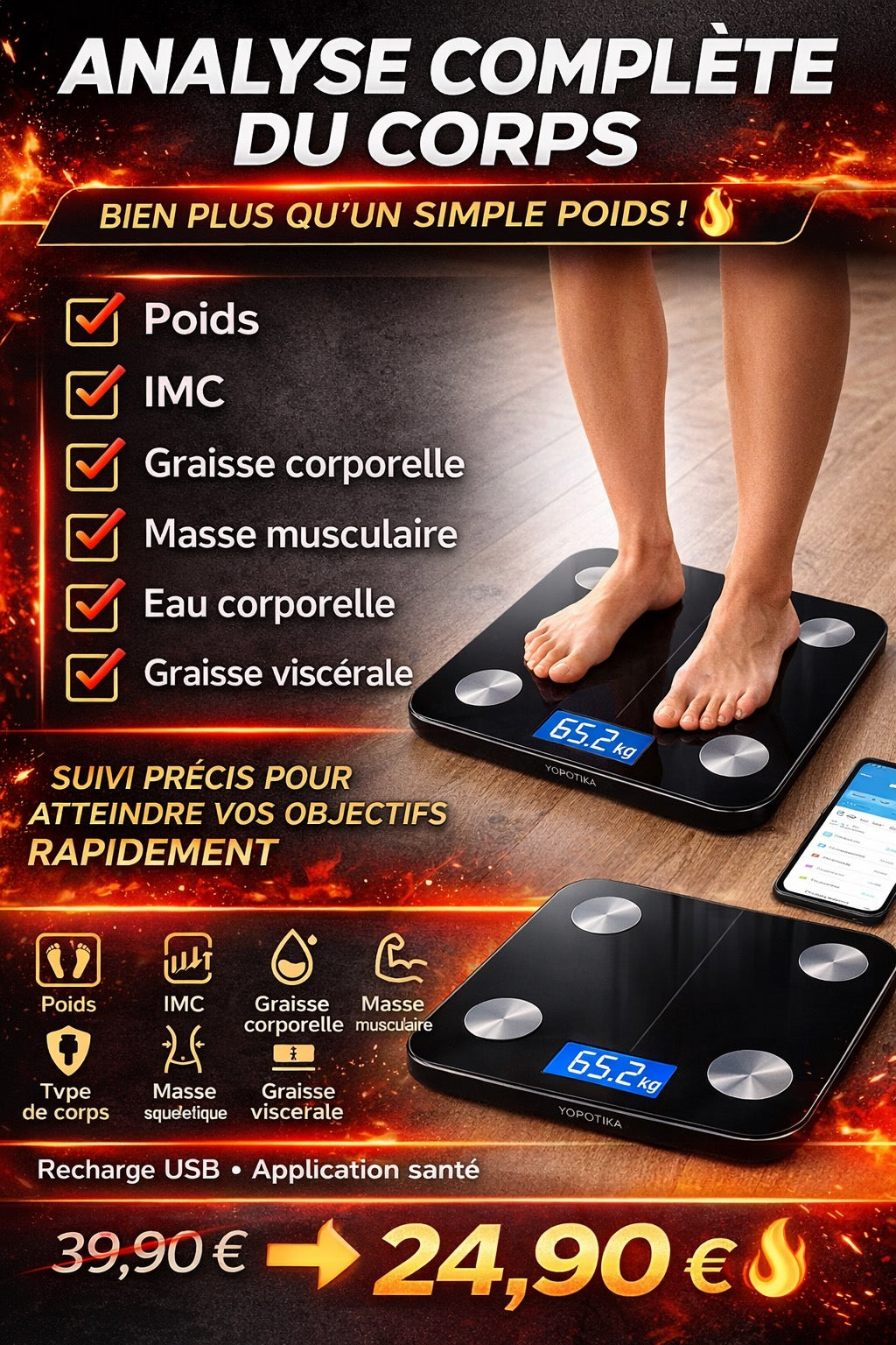 BALANCE CONNECTÉE INTELLIGENTE
