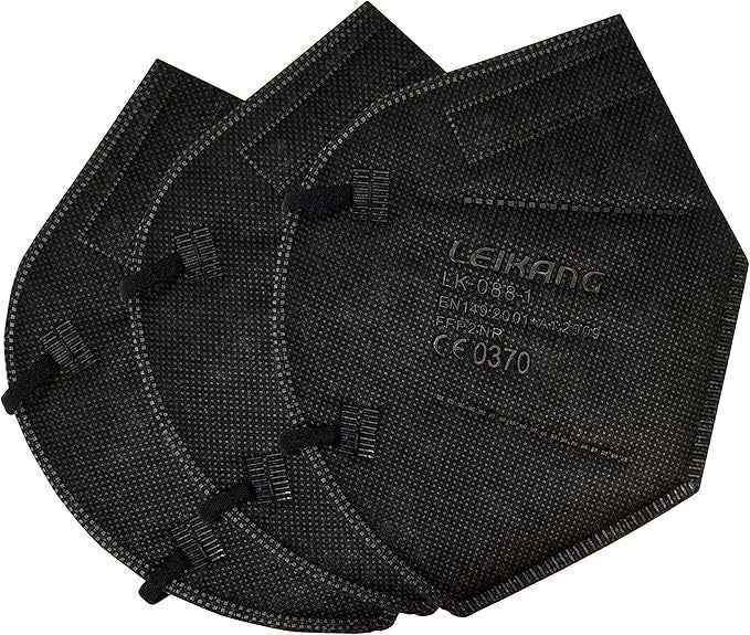 LOT DE 50 MASQUES NOIRS