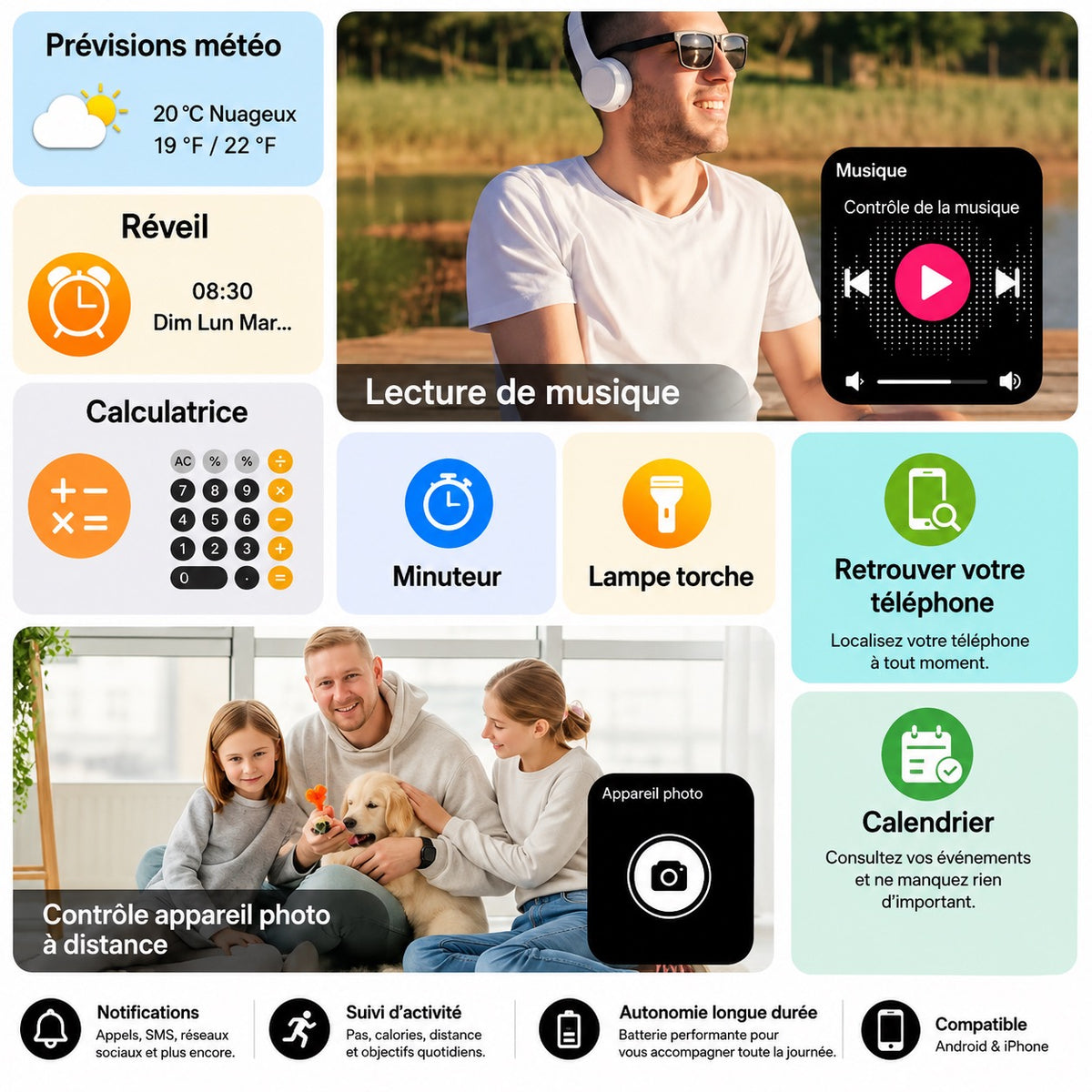 MONTRE CONNECTÉE ERUN – ÉLÉGANCE & TECHNOLOGIE