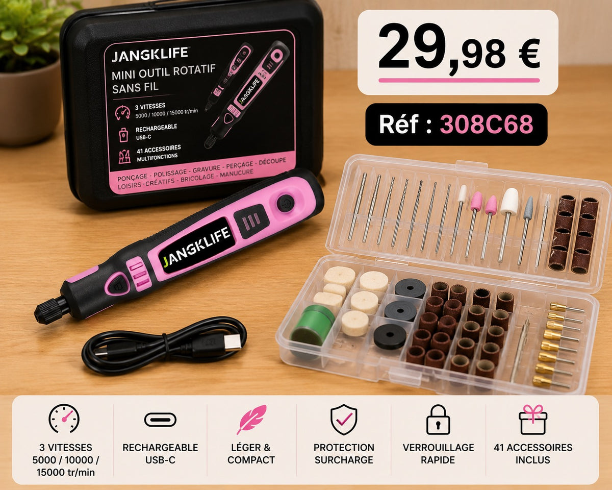 Mini ponceuse sans fil