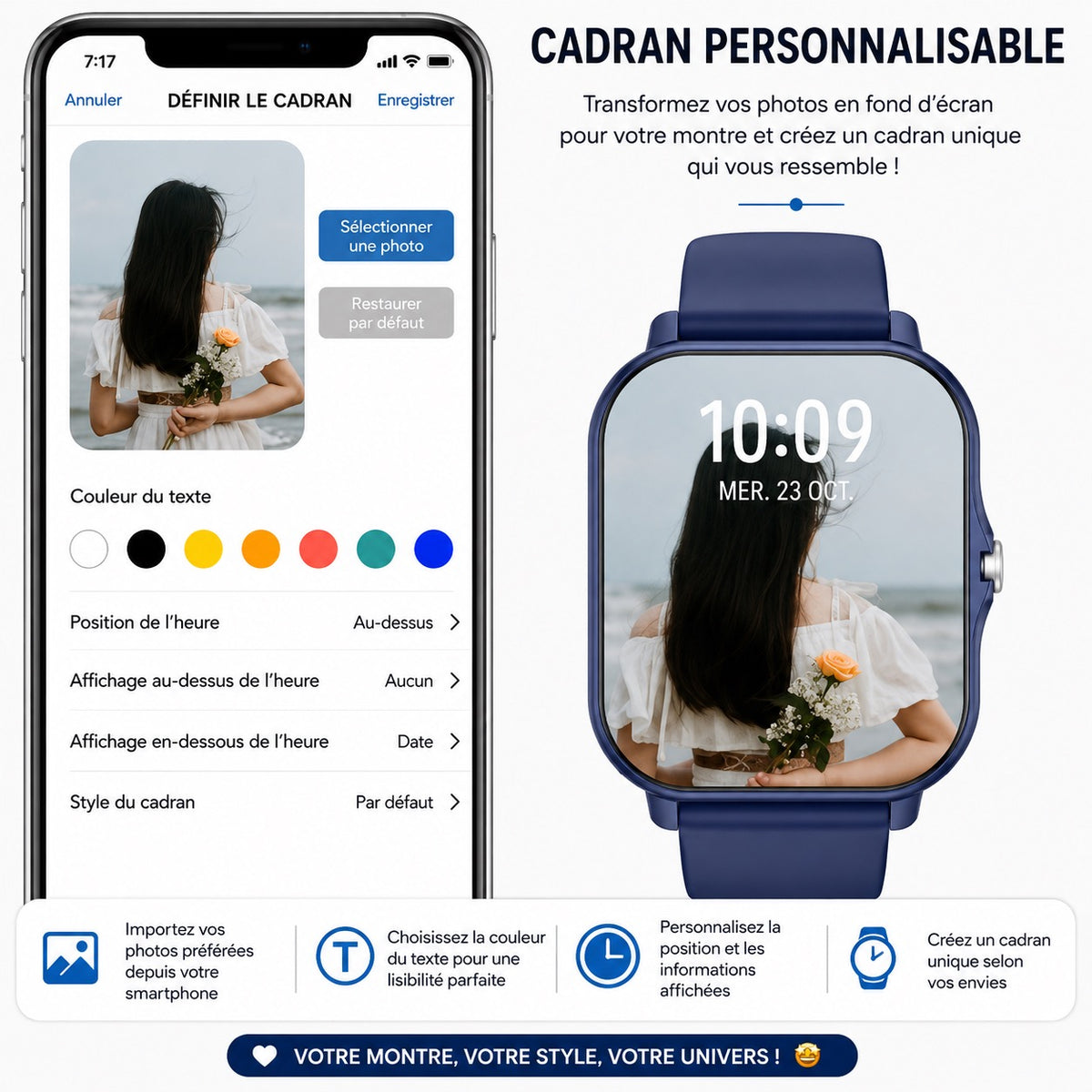 MONTRE CONNECTÉE ERUN – ÉLÉGANCE & TECHNOLOGIE