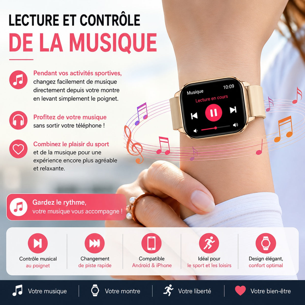 MONTRE CONNECTÉE ERUN – ÉLÉGANCE & TECHNOLOGIE