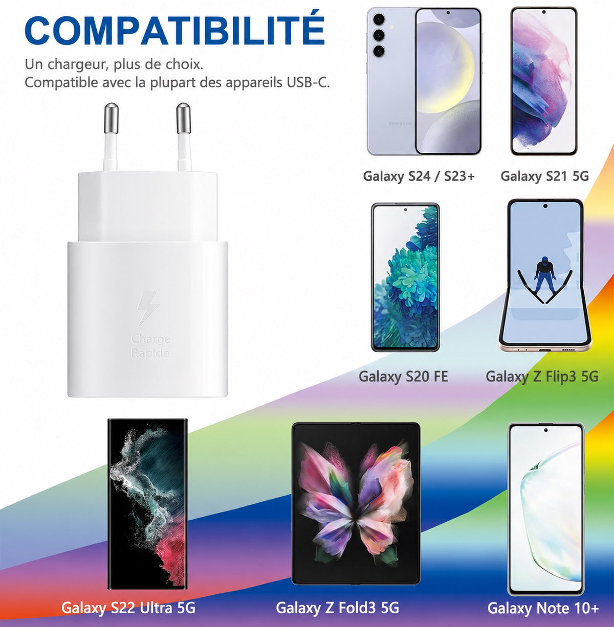 Chargeur Samsung 25 wat