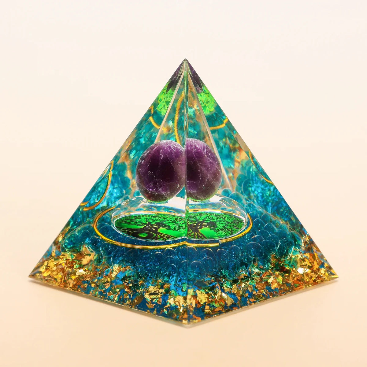 Decorative energy pyramid