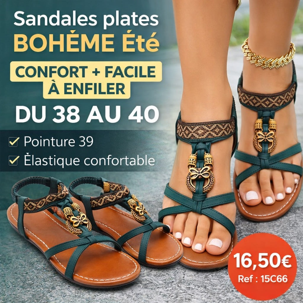 Sandales bohème été