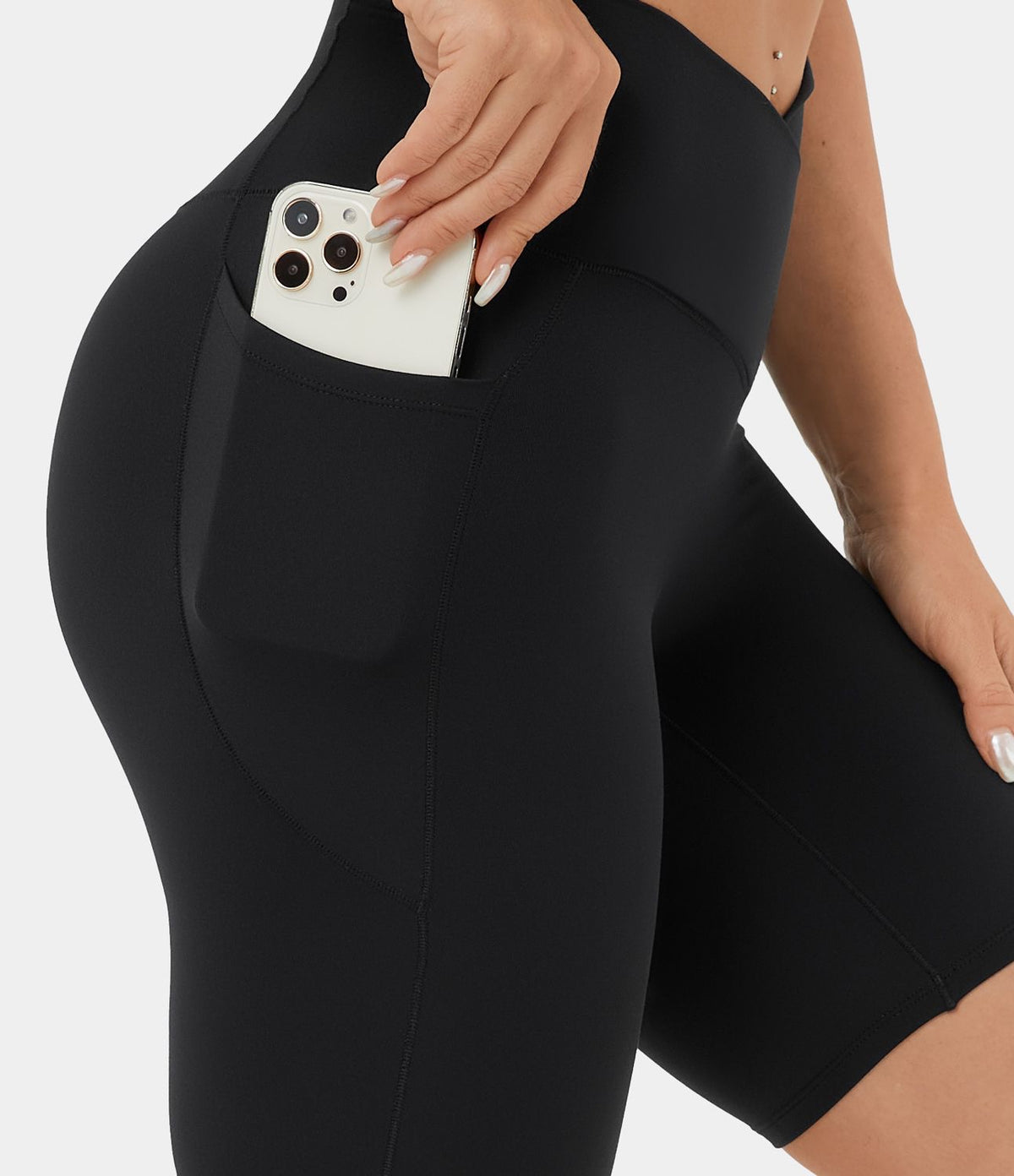 🖤 SHORT NOIR CONFORT FEMME – TAILLE 2XL