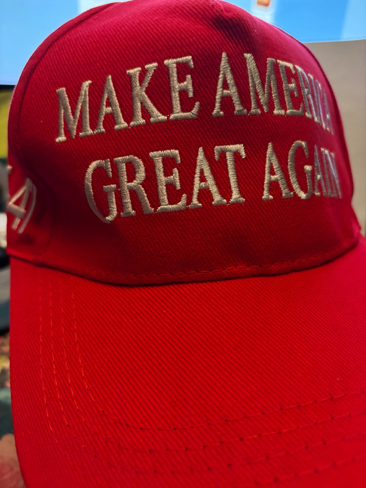 Casquette rouge Trump