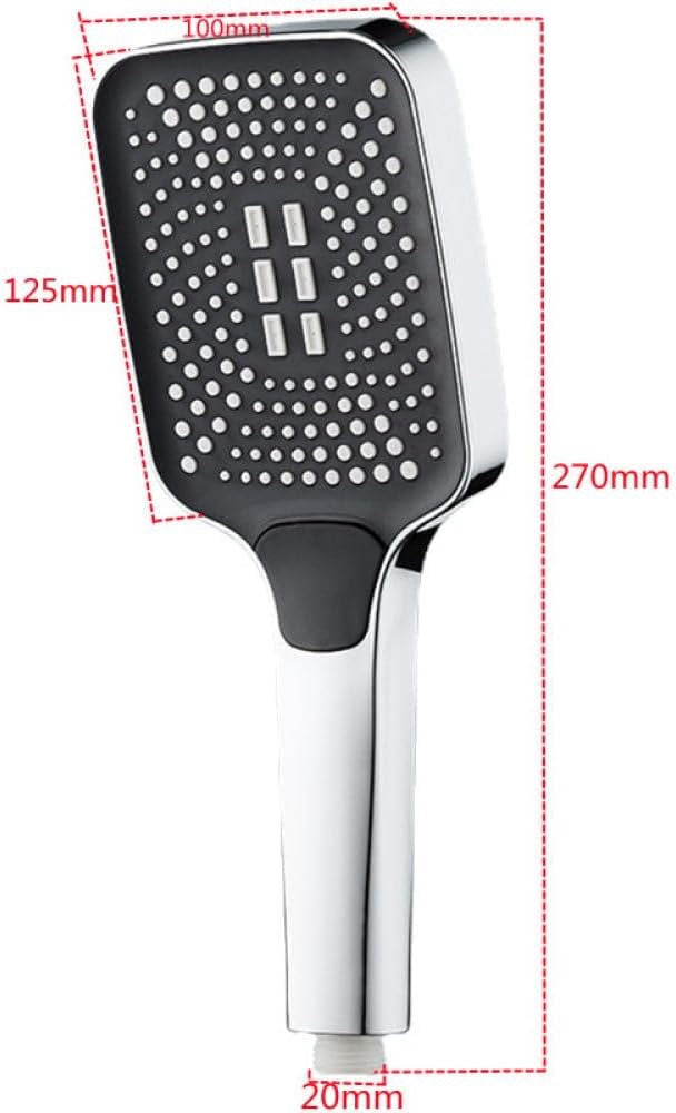 Pomme de Douche Haute Pression 4 Modes – Noir ou Argent