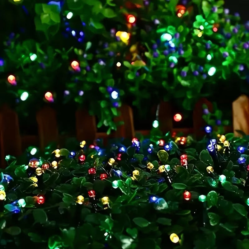 GUIRLANDE SOLAIRE 12 M – 100 LED – EXTÉRIEUR