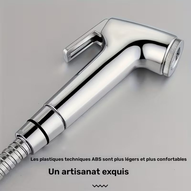 Douchette + flexible + support mural