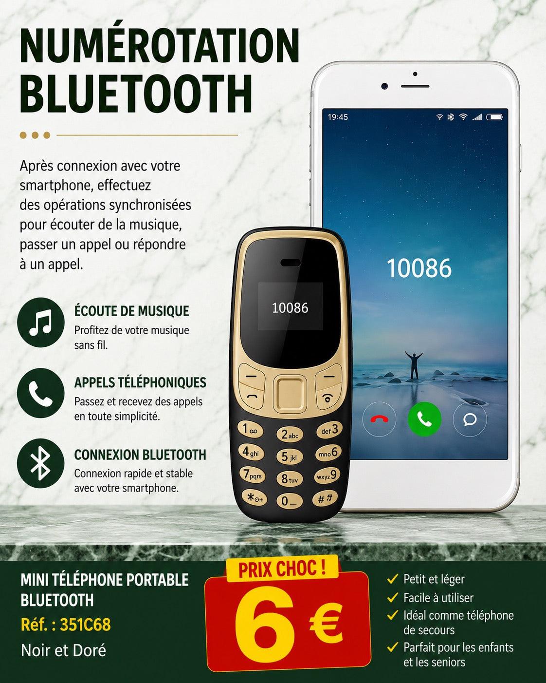 Le plus petit téléphone du monde