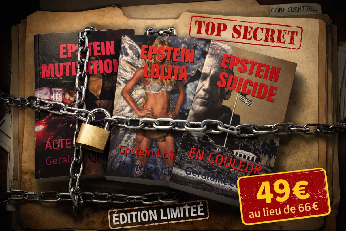LOT 3 livres Epstein – Trilogie Top Secret 🔐