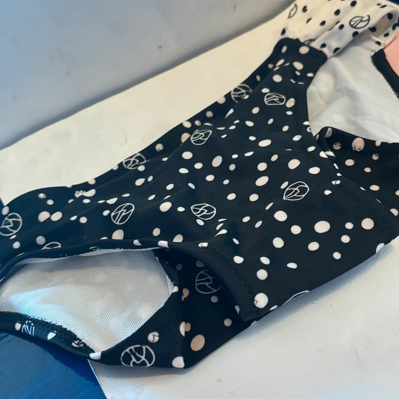 Maillot de bain 2 pièces Noir Blanc – Taille L