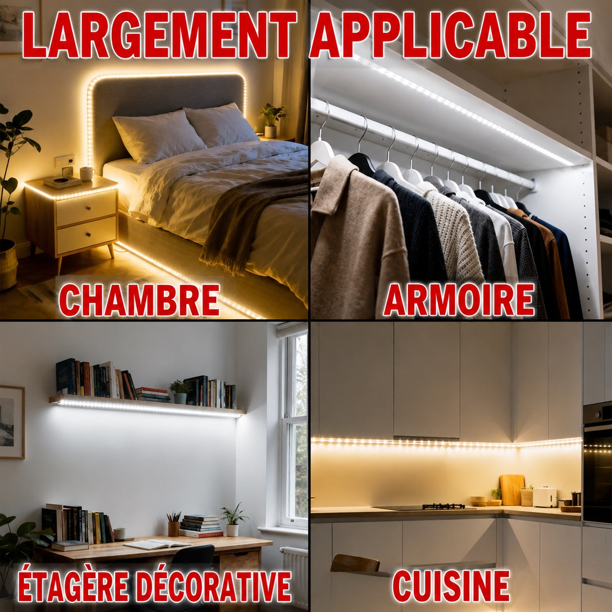 ✨ Bande Lumineuse LED USB Blanche 5 Mètres – Éclairage d’Ambiance Facile à Installer !