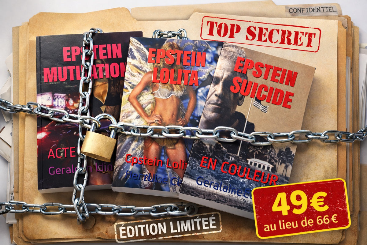 LOT 3 livres Epstein – Trilogie Top Secret 🔐